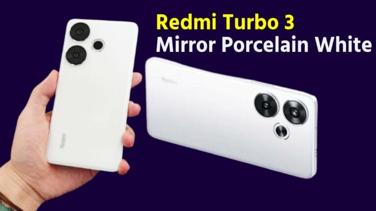 Redmi Turbo 3 Mirror Porcelain White