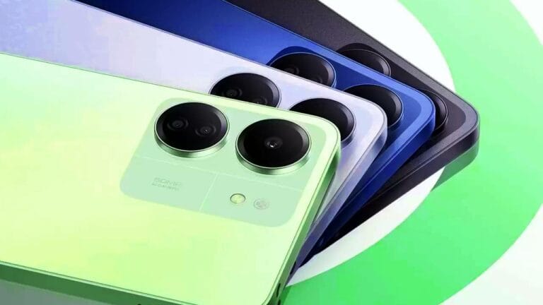 a group of cell phones with multiple cameras