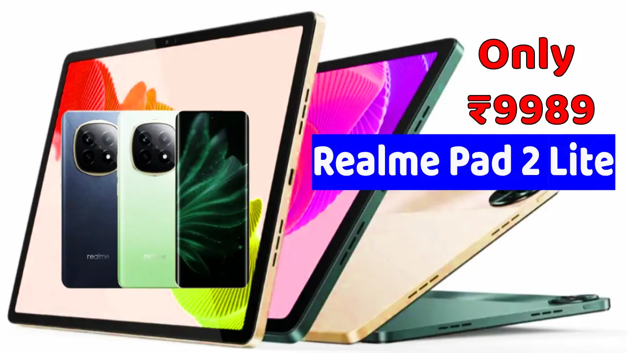 Realme P2 Pro smartphone and Realme Pad 2 Lite tablet on display with key specifications