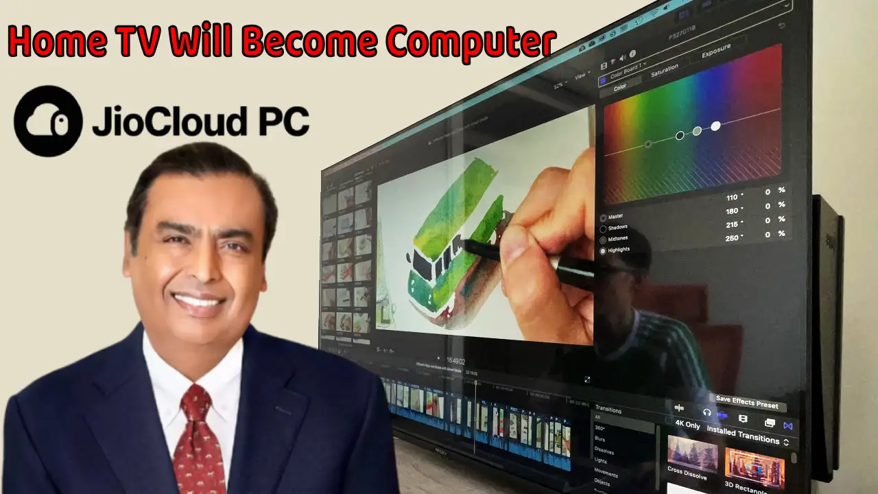 Jio Cloud PC transforming a Smart TV into a computer