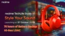Realme TechLife Studio H1 headphones with sleek design and features