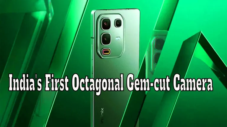Infinix Note 50x octagonal gem-cut camera module