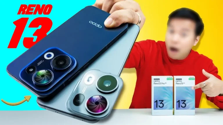 OPPO Reno 13 Sky Blue color