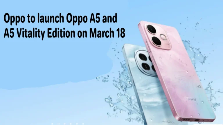 Oppo A5 and A5 Vitality Edition waterproof smartphones