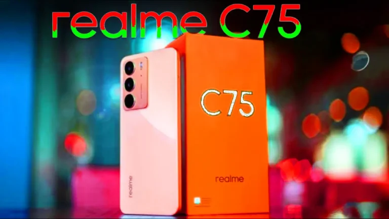 Realme C75x smartphone with 50MP camera