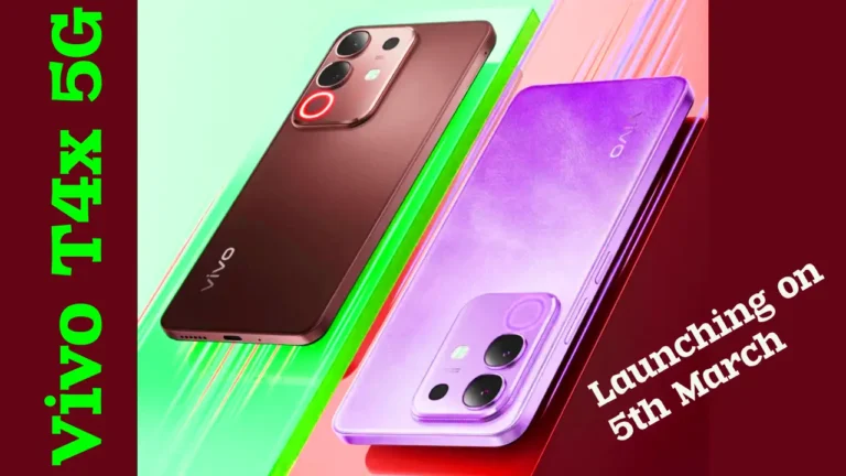 Vivo T4x 5G 50MP Camera smartphone