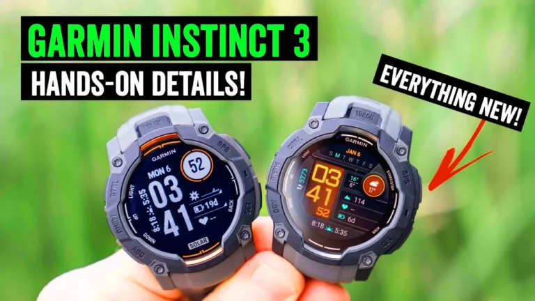 Garmin Instinct 3 smartwatch
