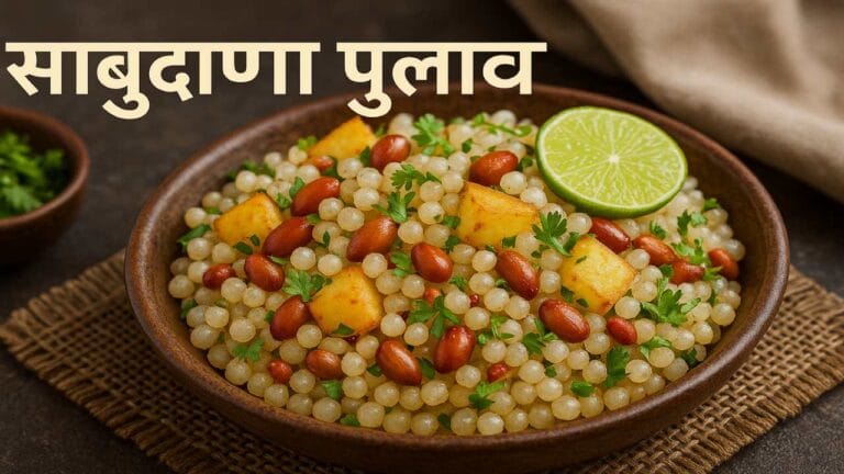 sabudana pulao recipe