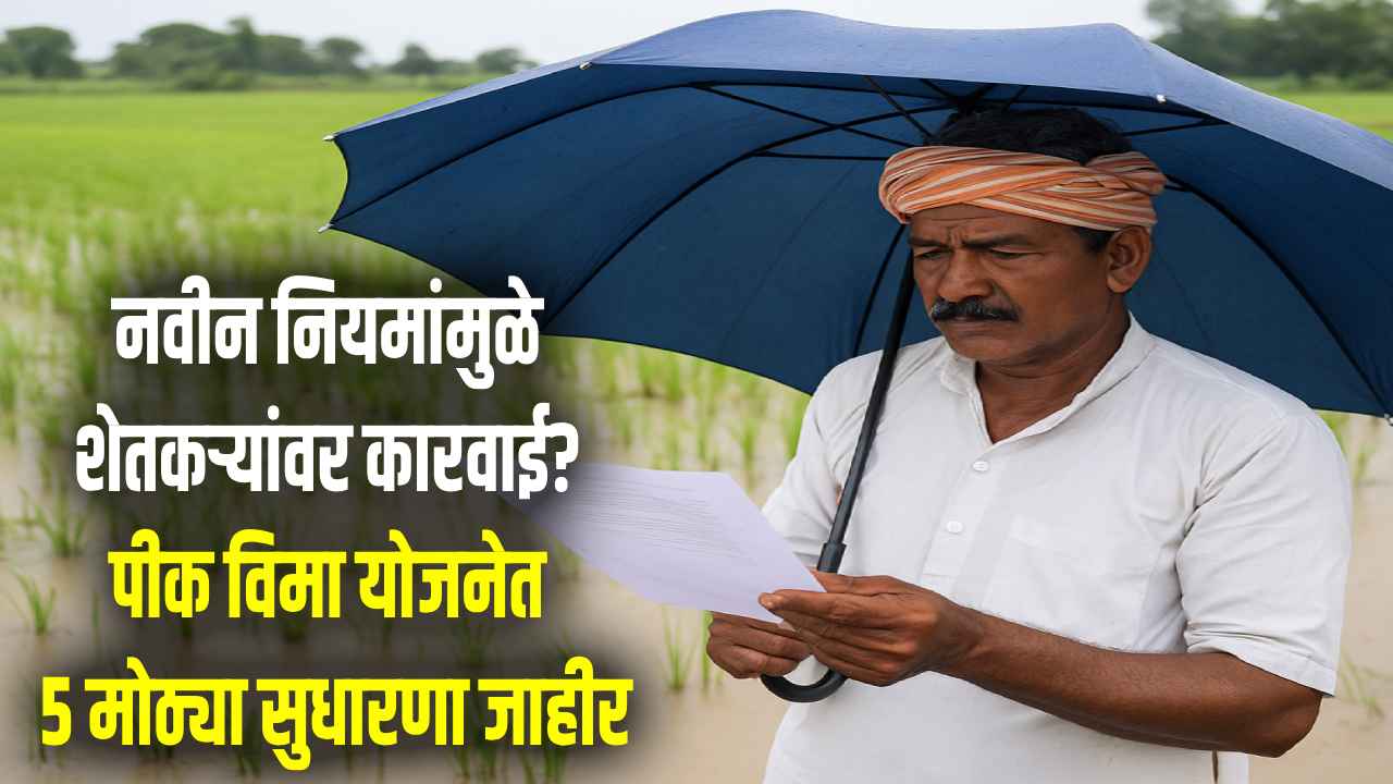 No More ₹1 Crop Insurance: Farmers to Pay New Premiums from 2025
