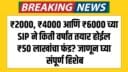 SIP Calculation 2000, 4000, 6000