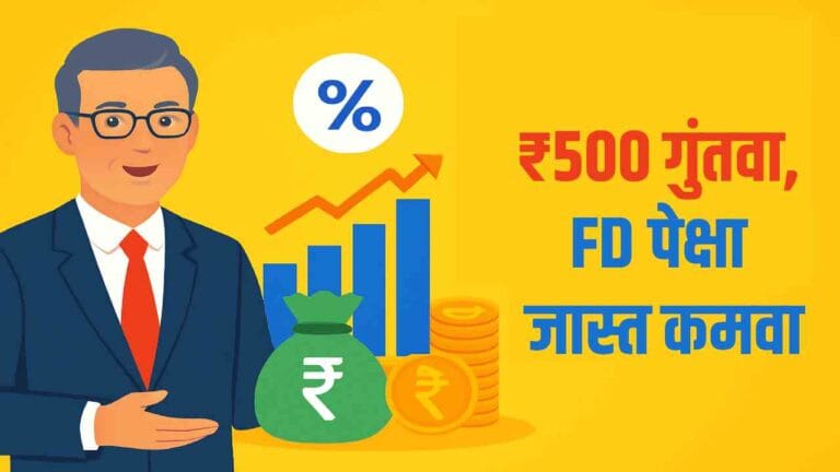 ₹500 पासून गुंतवा, 7% परतावा मिळवा! 💰