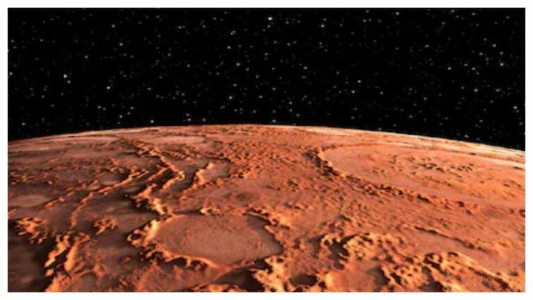 mysterious rock on mars that looks like helmet