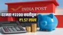 दरमहा ₹2200 बचत करून 5 वर्षांत ₹1.57 लाख! पोस्ट ऑफिस RD चा हिशोब