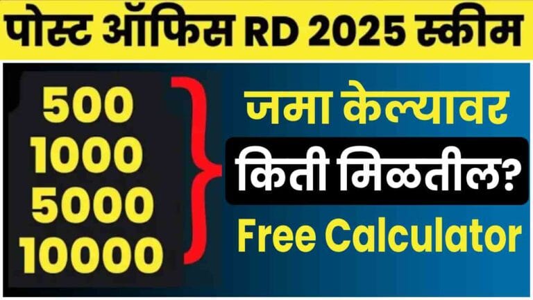 Post Office RD Scheme