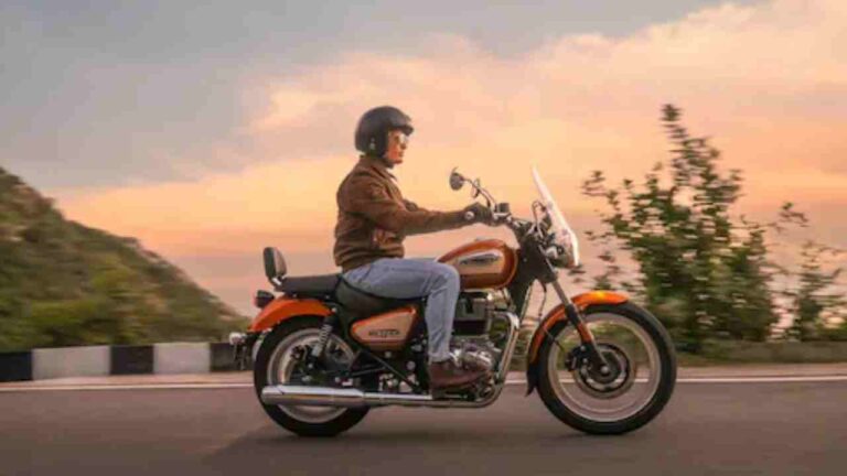 Royal Enfield Meteor 350 Sundowner Orange Special Edition
