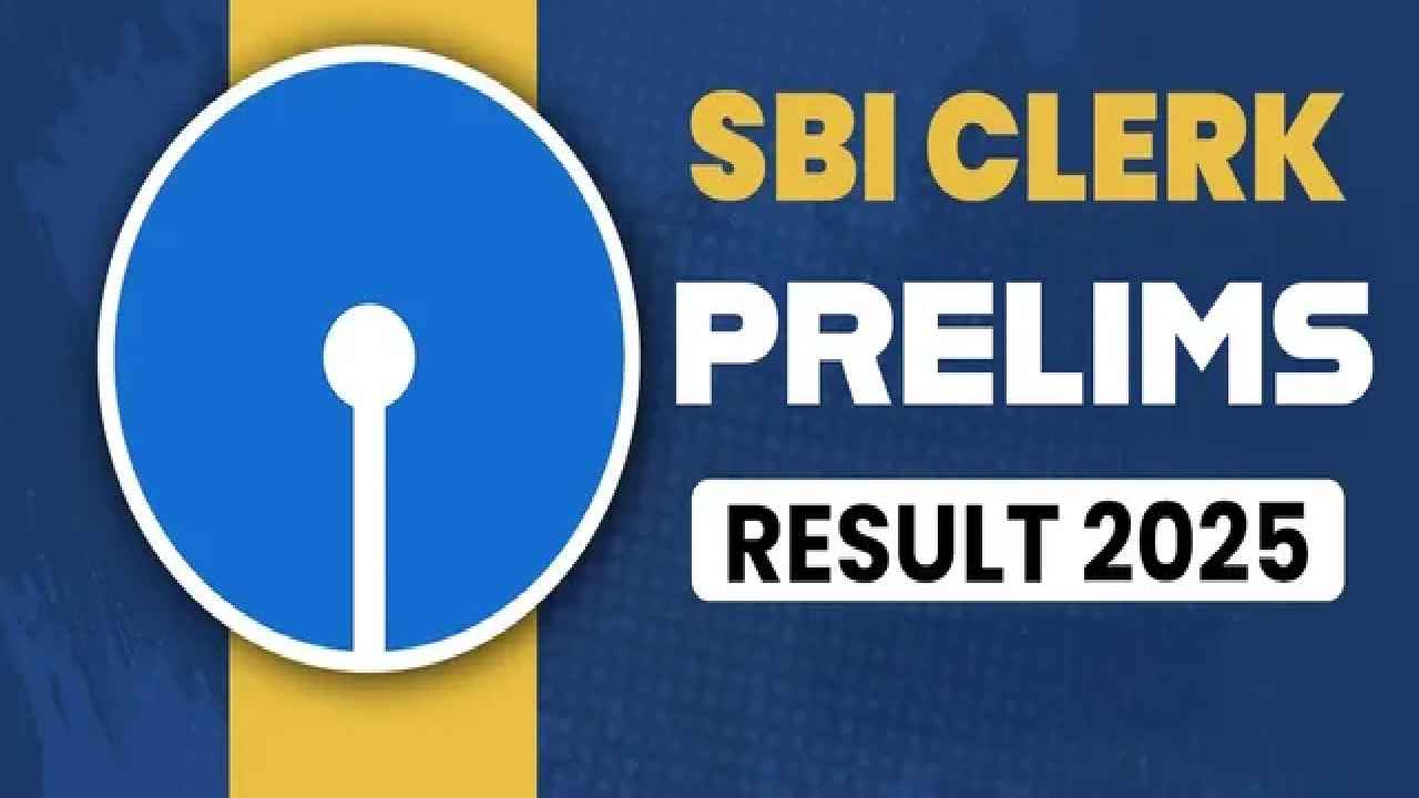 SBI Clerk Prelims Result 2025