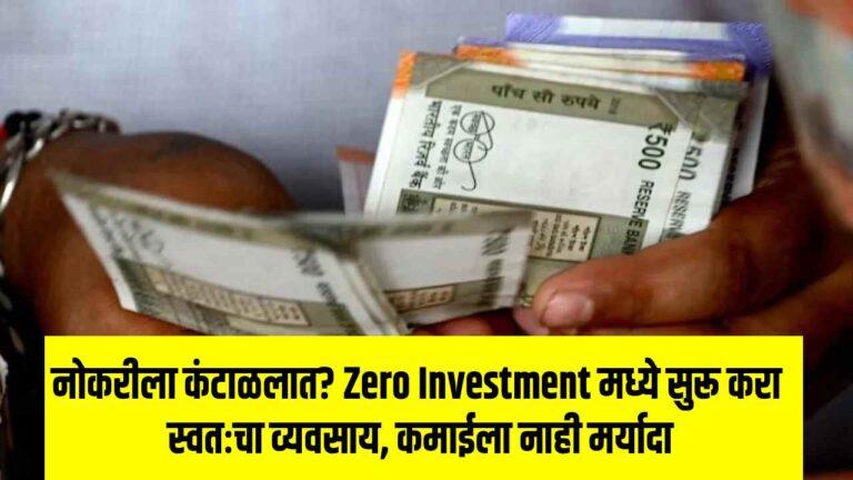 Zero Investment Business