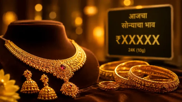 २४ मे २०२६ रोजी भारतात सोन्याचे भाव — २४ कॅरेट १० ग्रॅम ₹१,५९,०६०, २२ कॅरेट ₹१,४५,८००
