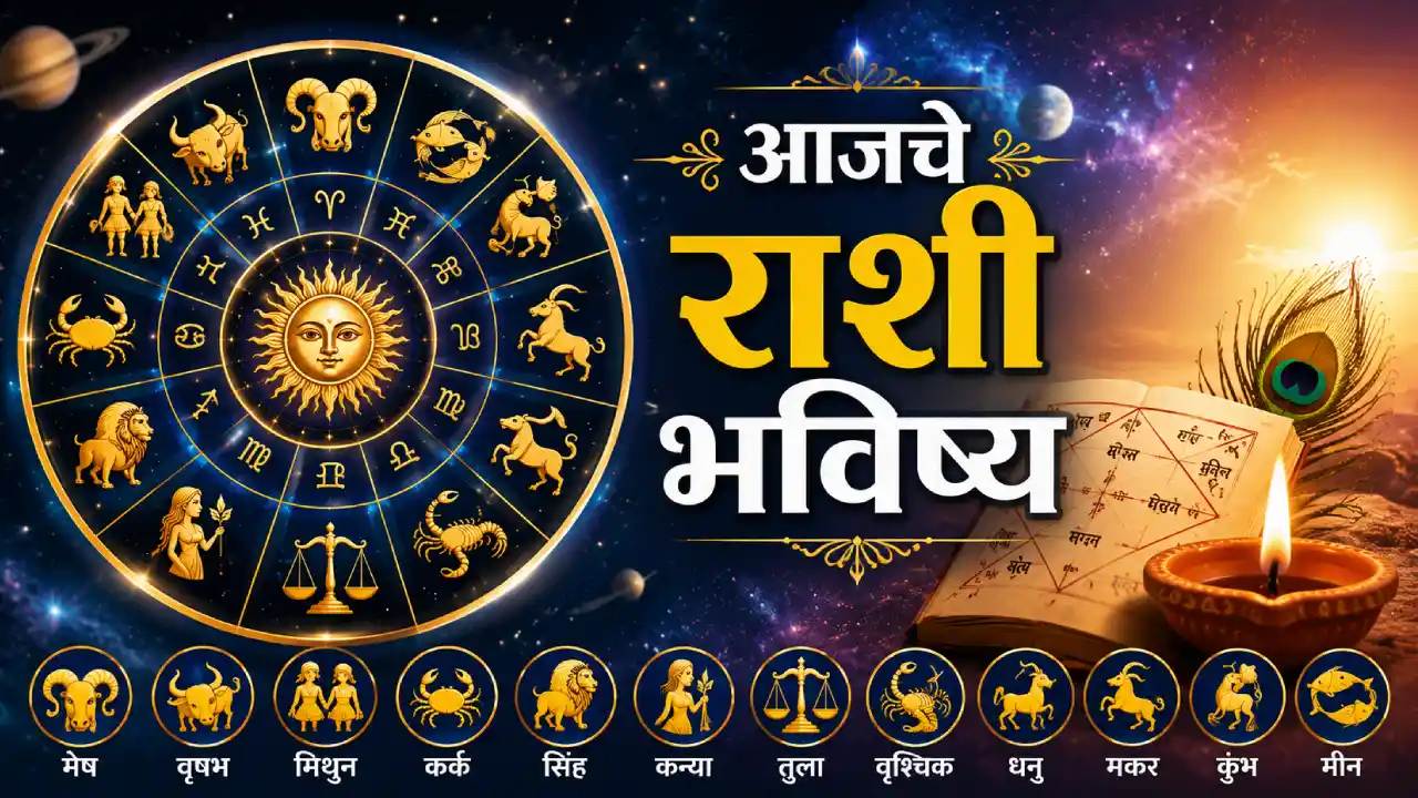 आजचे राशीभविष्य २३ मे २०२६ शनिवार — मेष ते मीन १२ राशींचे संपूर्ण भविष्य मराठीत