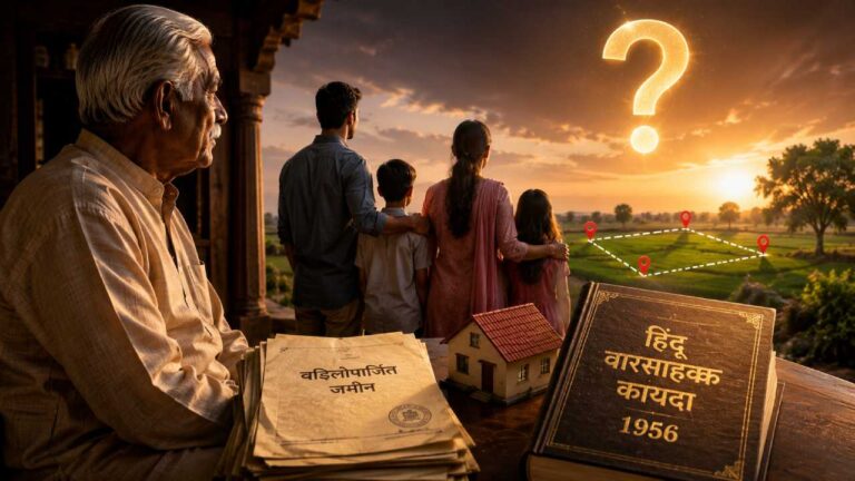 आजोबांची जमीन नातवाला मिळते का — हिंदू वारसाहक्क कायदा १९५६ नुसार नातवाचे हक्क