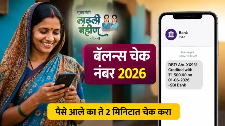 लाडकी बहीण योजना बॅलन्स चेक — मिस्ड कॉल नंबर आणि अधिकृत पोर्टल