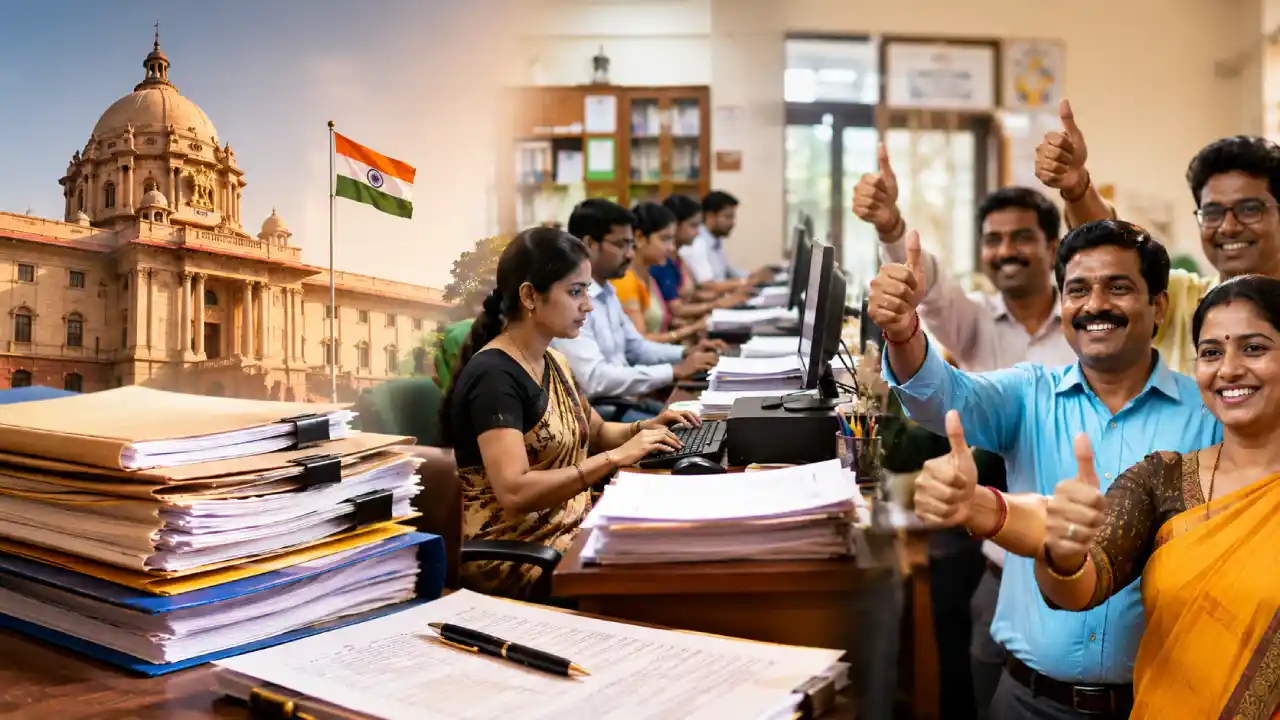 २६ मे २०२६ रोजी महाराष्ट्र सरकारी कर्मचारी संप GR — अनुपस्थिती अर्जित रजा म्हणून नियमित